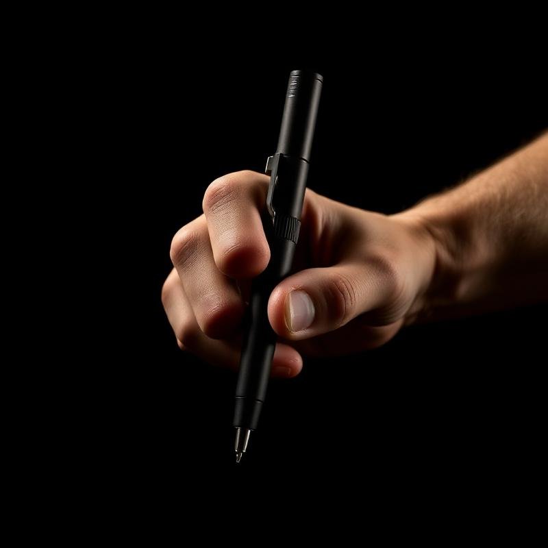 Tactical Pen in action